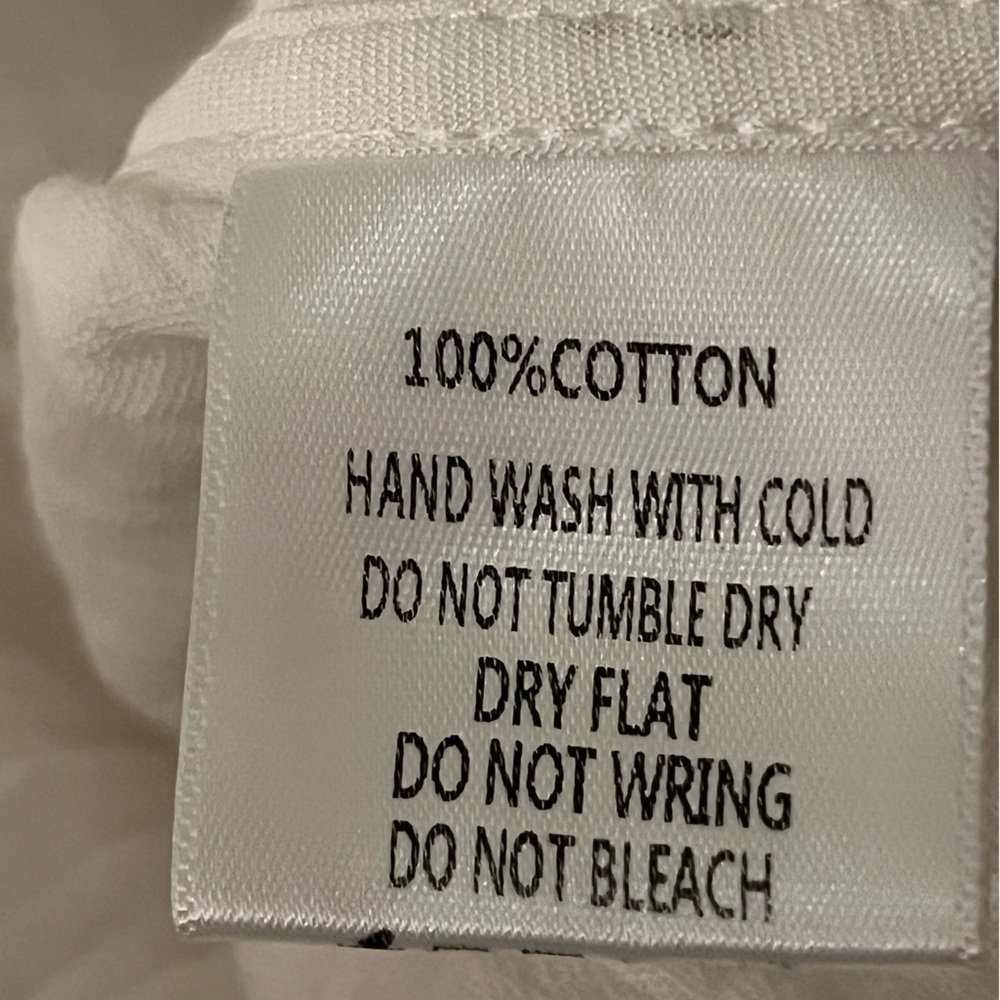 NWT P. Cill Oversized Gauze White Hooded V Neck Top, size M - Picture 10 of 10